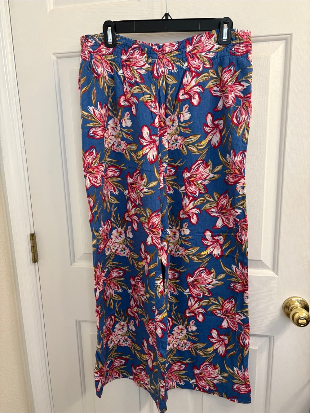 a new day Blue Floral Wide Leg Pants